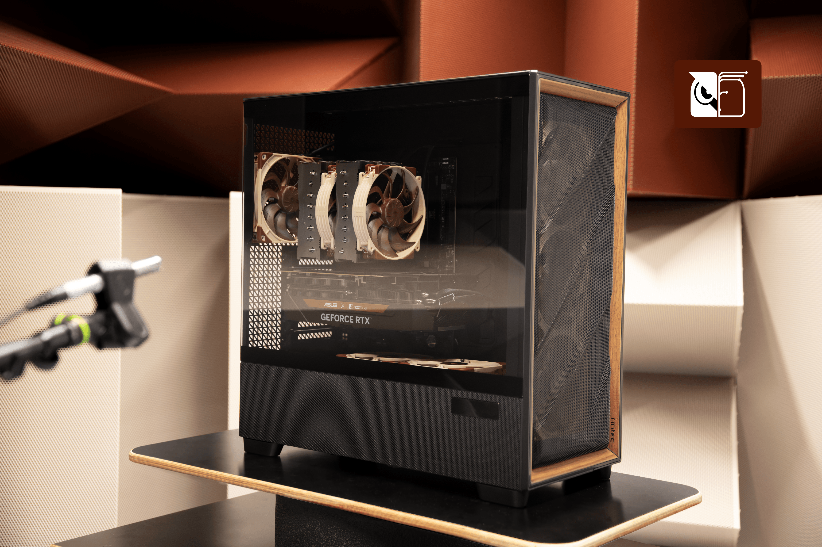 Antec Flux Pro Noctua Edition noise measurement process