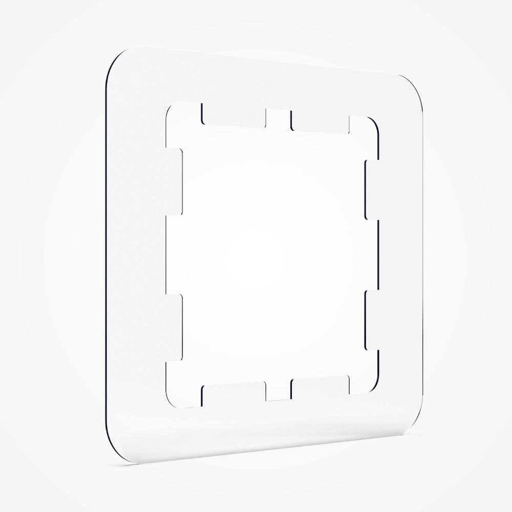 Noctua NA-TPG1 thermal paste guard, a transparent plastic frame with a cutout designed to prevent thermal paste overflow on AM5 CPUs.