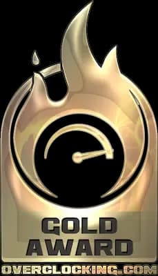 Overclocking.com Gold Award