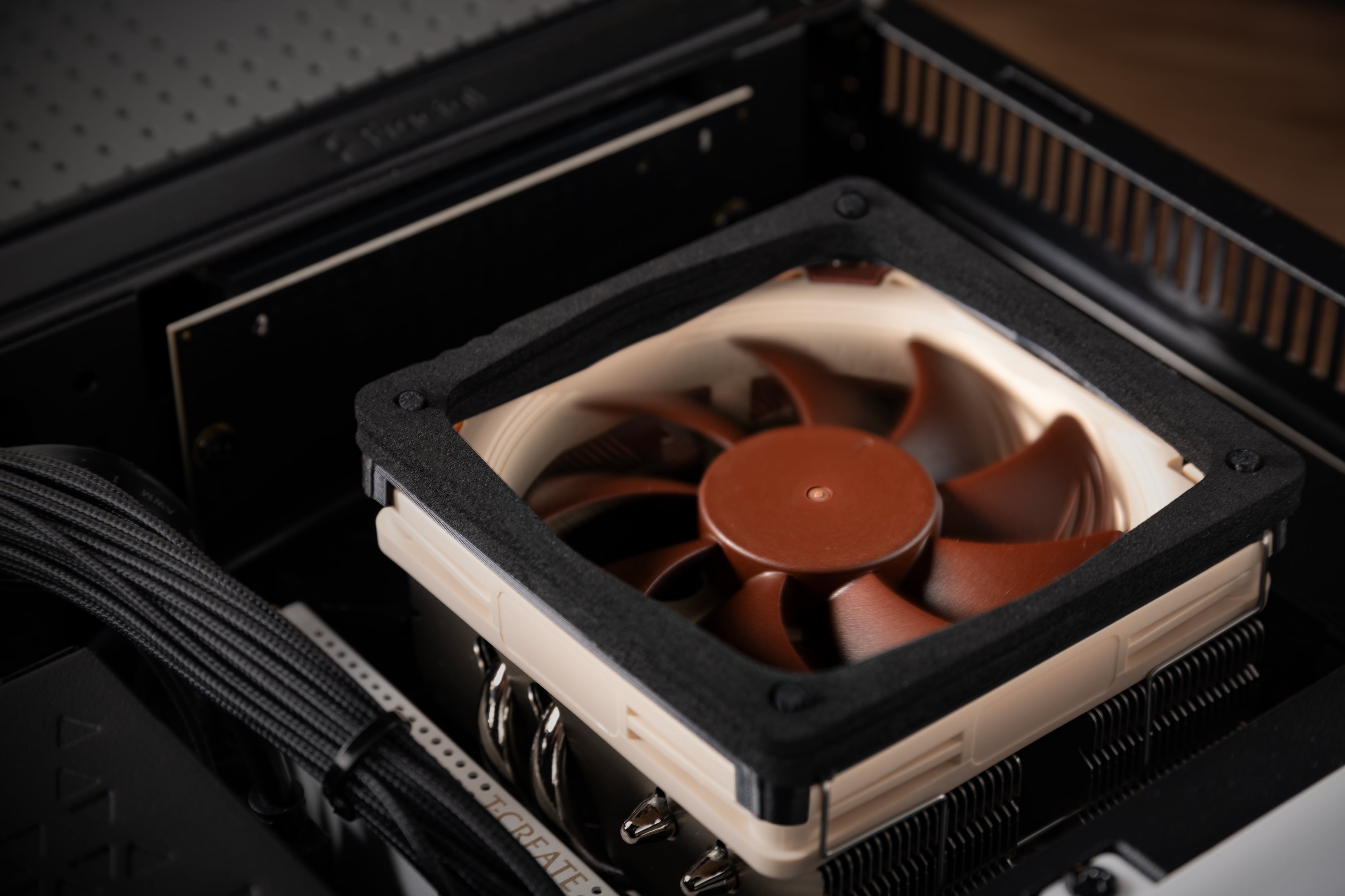 NH-L9x65 with Fractal Ridge 3D printed fan duct