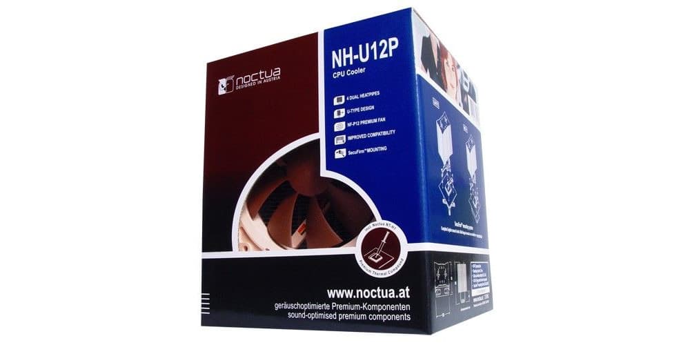 Noctua NH-U12P CPU cooler in packaging
