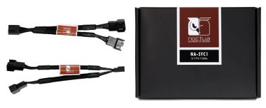 3 Pin Y-Cables for PC Fans Noctua NA-SYC2 Black 