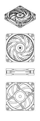 Noctua Ventilateur NF-A12x25 - 3DJake Suisse