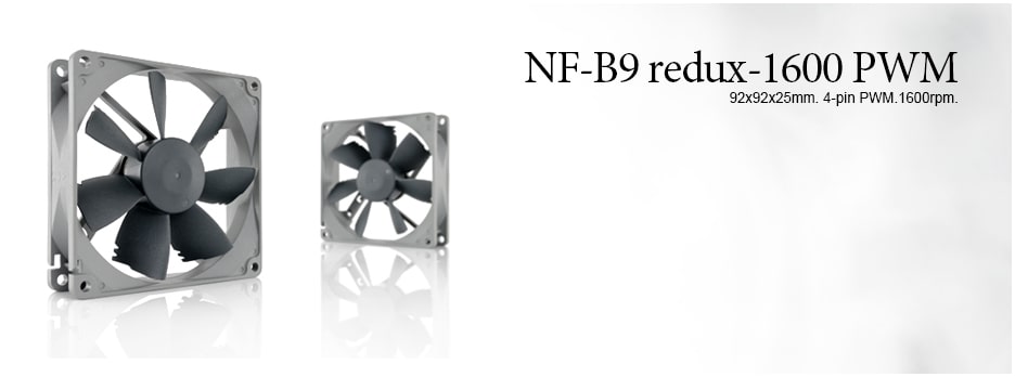 1600 RPM  Noctua Noctua NF-B9 redux-1600 PWM High Performance Cooling Fan 4-Pin 