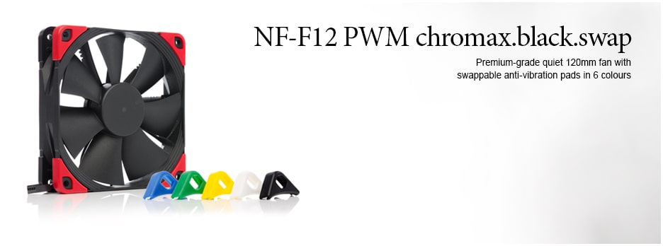 NF-F12 PWM chromax.black.swap 12V 1500RPM 120mm Fan