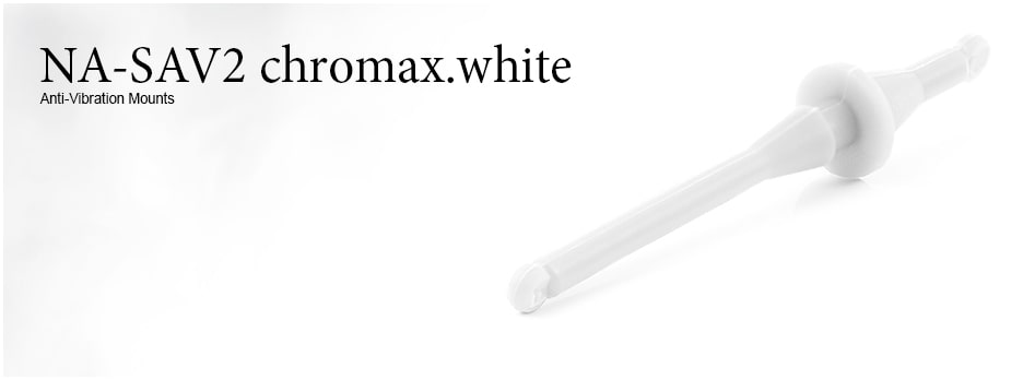 20 pièces Noctua NA-SAV2 chromax.white fixation anti-vibratoire des ventilateurs Blanc 