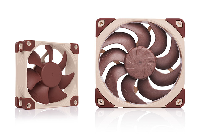 Noctua NF-A8 and NF-A12x25 G2 fans
