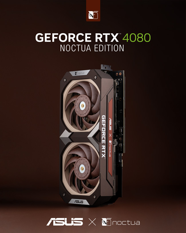 ASUS Announces GeForce RTX 4080 Noctua Edition Graphics Card