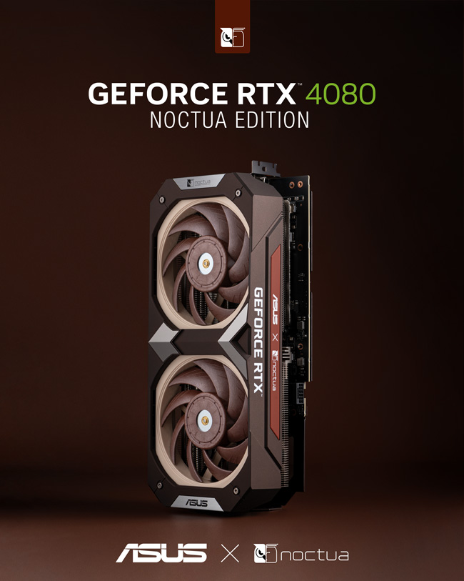 ASUS announces GeForce RTX 4080 Noctua graphics card