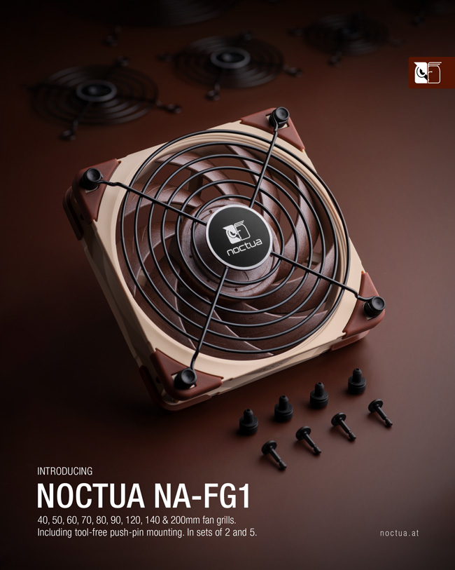 Noctua lance ses grilles de ventilateurs NA-FG1 !