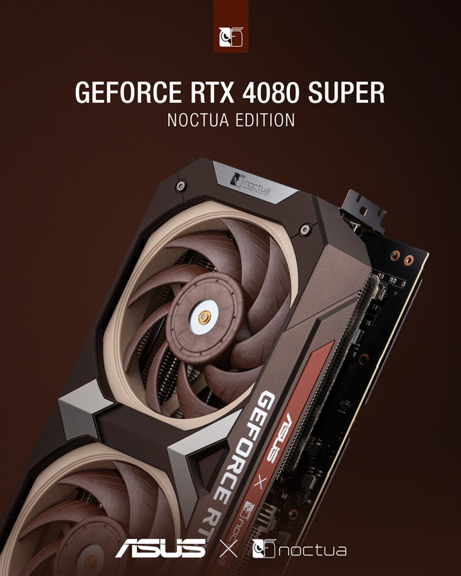 ASUS and Noctua announce ASUS GeForce RTX 4080 Super Noctua